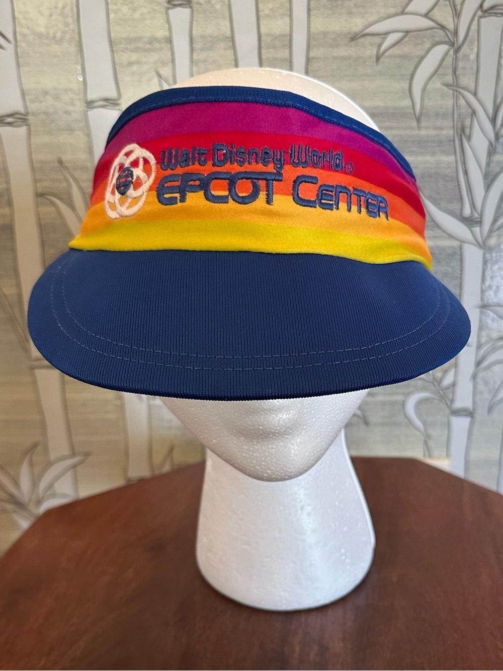Vintage 1982 Disney Epcot Center Rainbow Visor